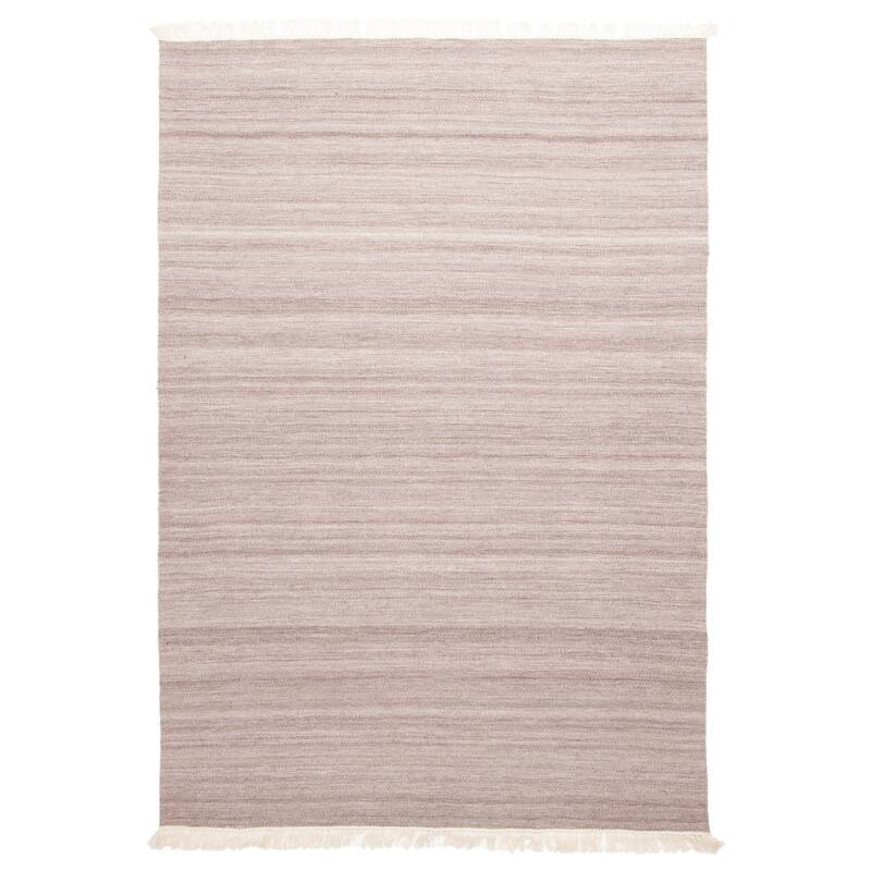 ECARPETGALLERY Flat-Weave Ankara FW Chocolate Wool Kilim - 5'2 x 7'7