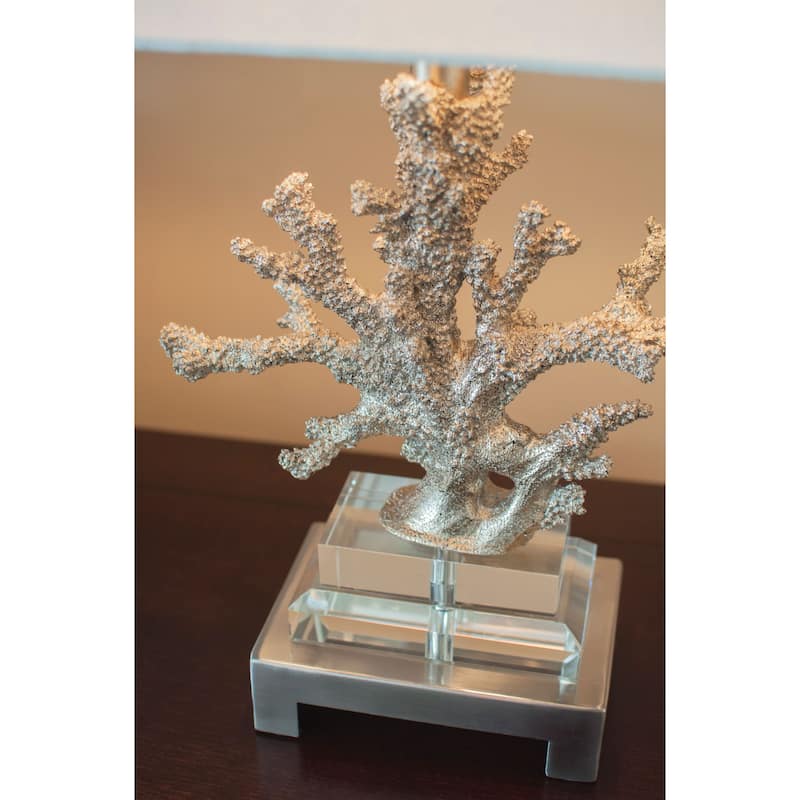 Coral Resin Table Lamp