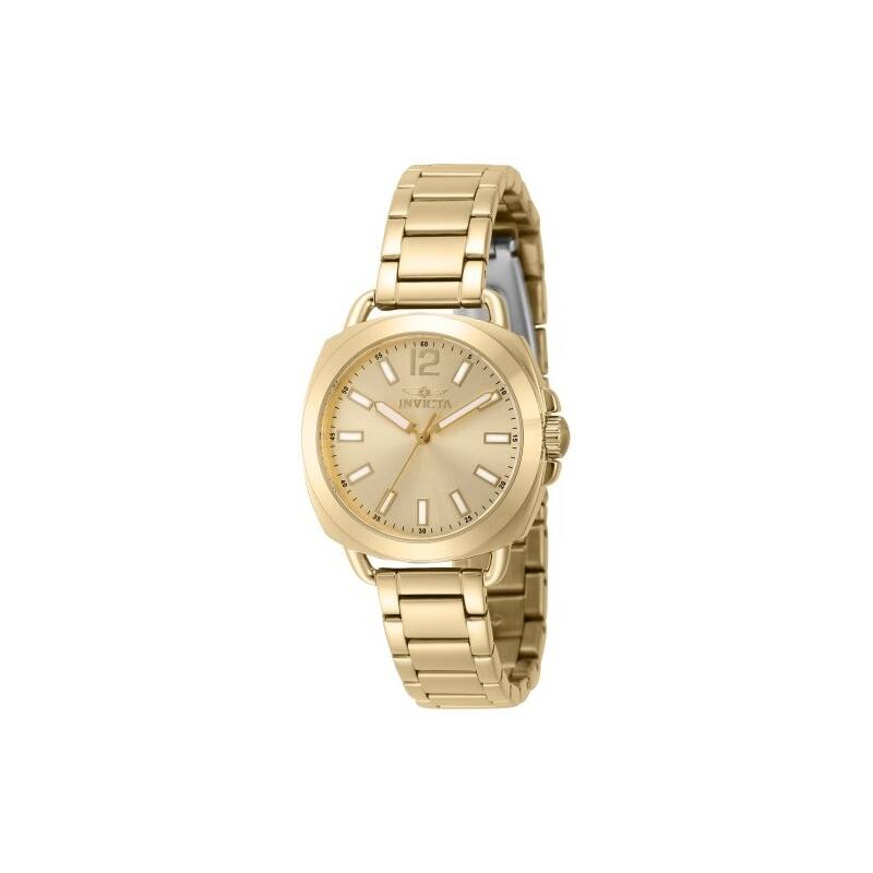 Invicta Women's 46346 Wildflower Quartz 3 Hand Gold Dial Watch
