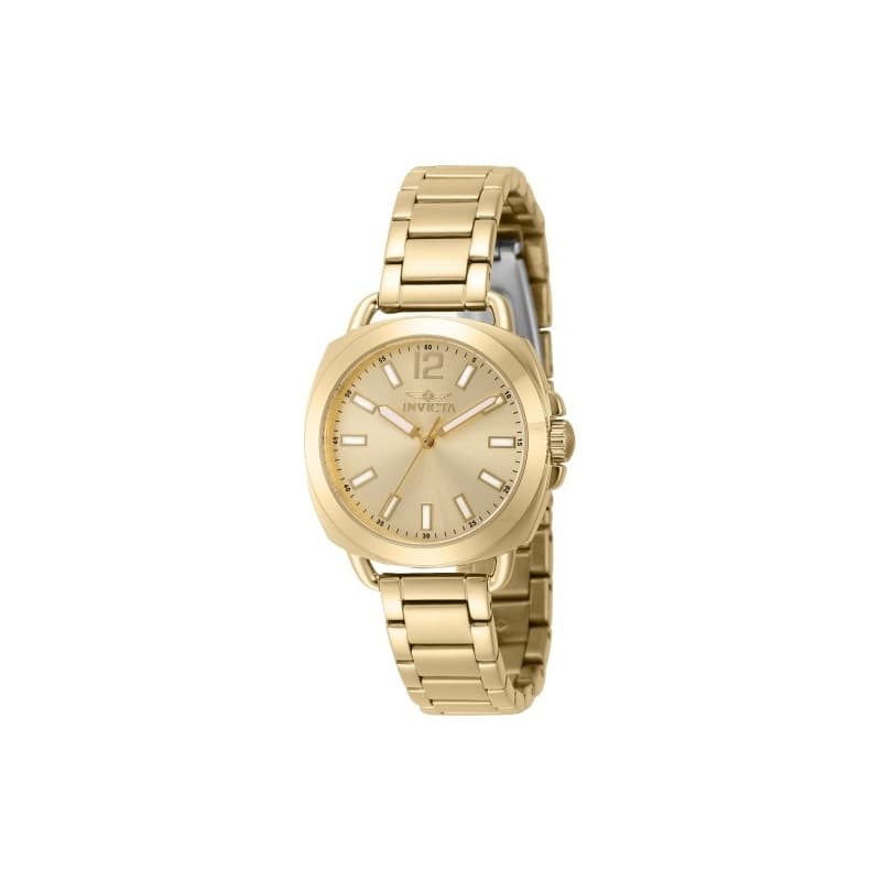 Invicta Women's 46346 Wildflower Quartz 3 Hand Gold Dial Watch