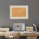 preview thumbnail 26 of 24, Regal Birch Cream Framed Cork Bulletin Memo Board