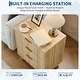preview thumbnail 11 of 12, Garvee Modern 3 Drawers Sofaside End Table Chairside Table Set of 2 with Gold Handle for Living Room