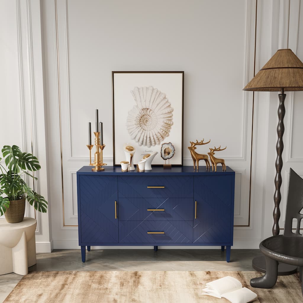 2-Door 3-Drawer Cabinet 