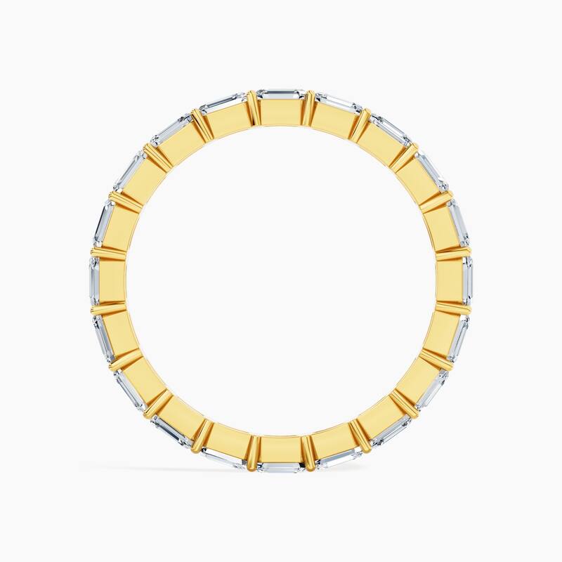 Auriya 14k Gold Emerald East-West Lab Grown Diamond Eternity Band 2.00 - 9.00 ct. tw. (F-G, VS)