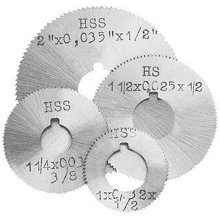 2-1/2 x 3/64 x 3/8" HSS Plain Metal Slitting Saw 