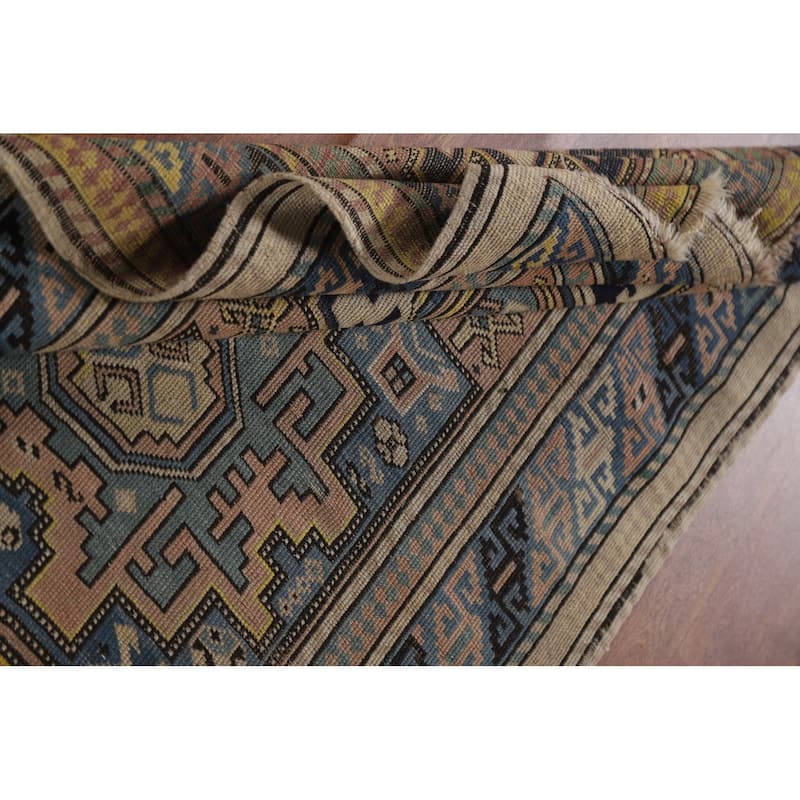 Pre-1900 Antique Shirvan Accent Rug Hand-Knotted Wool Carpet - 3'3"x 5'5"