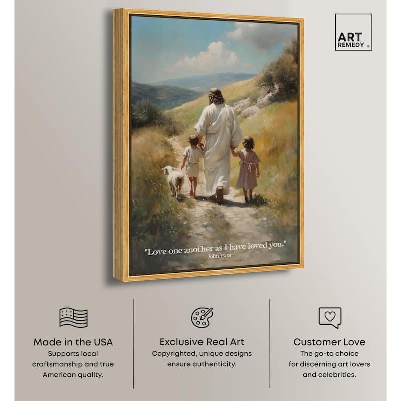As I Have Loved You Canvas by Art Remedy