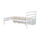 preview thumbnail 40 of 43, 3 Color Full Size Wood Platform Bed with Removable Storage Shelves, Built-in 2 Storage Drawers