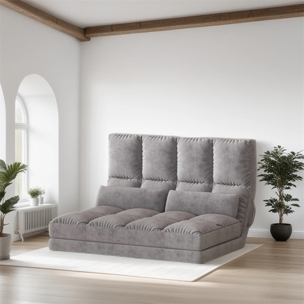 Convertible Floor Sofa Chair Folding Couch Bed Guest Chaise Lounge