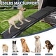 preview thumbnail 4 of 5, Dog Ramp for Car, Folding Portable Pet Stair Ramp with Non-Slip Rug Surface, Extra Wide Dog Steps for Medium & Small