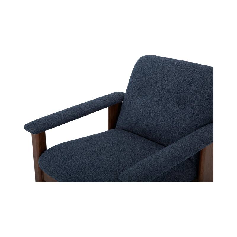 NADAAL STUDIOS Sawyer, Lounge Chair Recycled Upholstery, Green