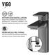 VIGO Davidson Single Hole Bathroom Faucet