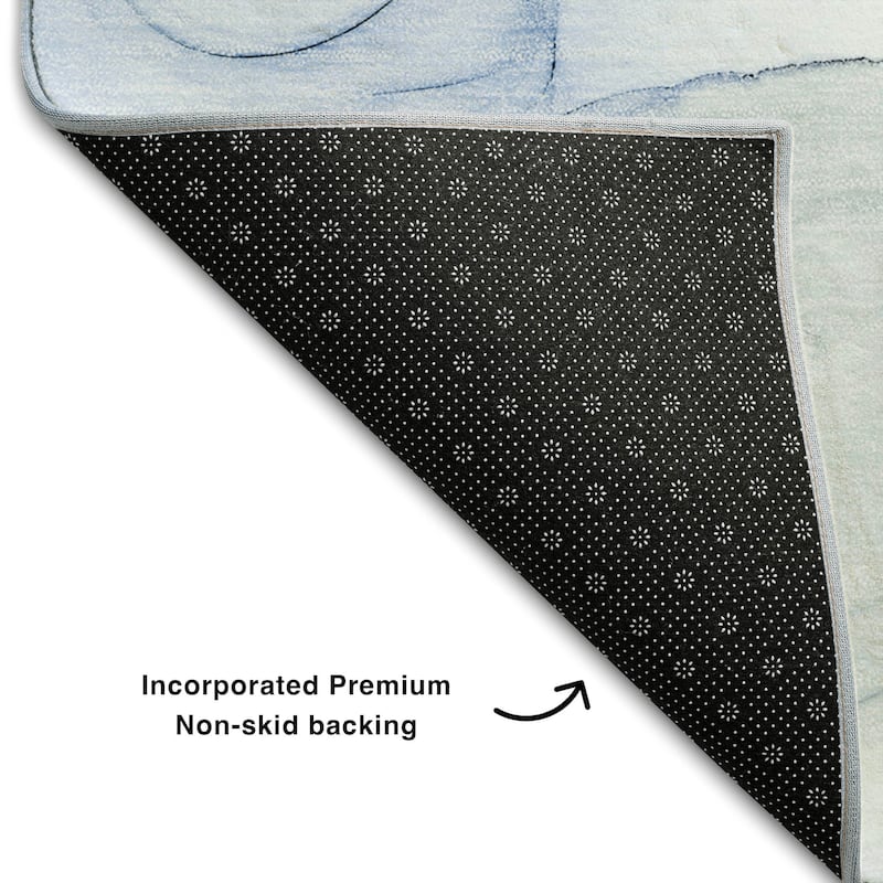 Premium Washable Super Soft Modern Watercolor Mayfield Rug