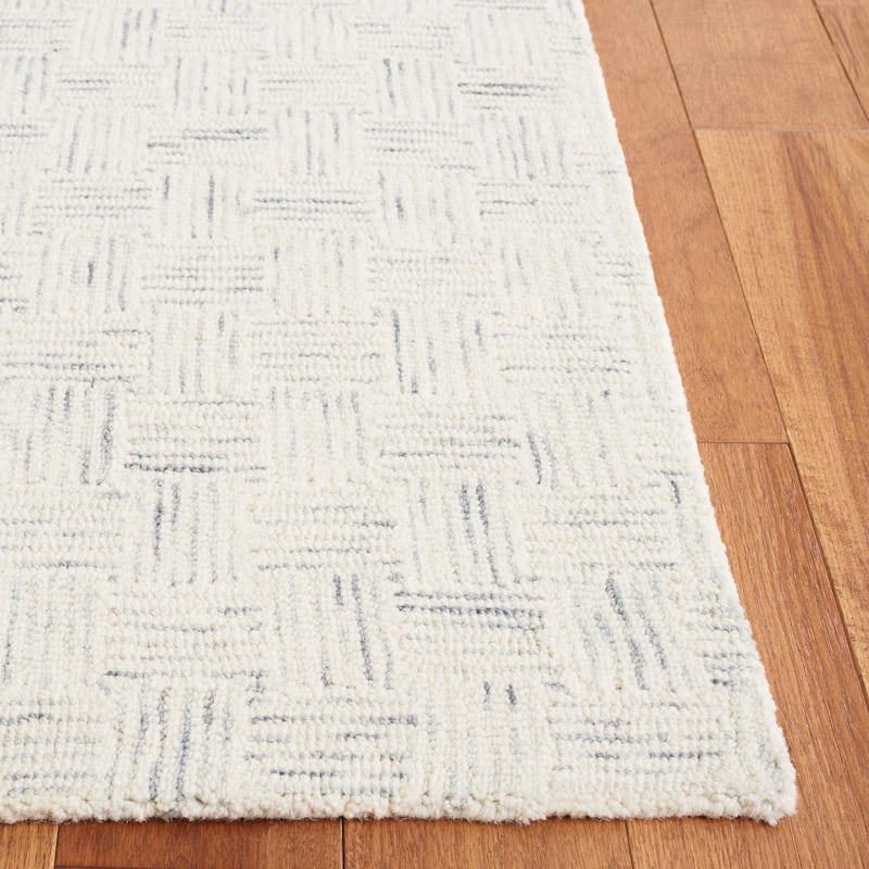 SAFAVIEH Handmade Micro-Loop Courteney Transitional Wool Rug