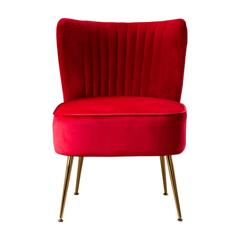 Haven Contemporary Velvet Upholstered Accent Chair