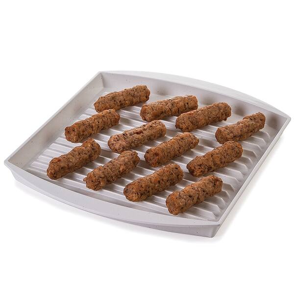 Shop Prep Solutions From Progressive Microwave Bacon Grill With Cover Overstock 17999837