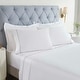 preview thumbnail 1 of 6, Blue Nile Mills Legacy Cotton Two-Line Embroidered Bed Sheet Set