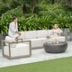 preview thumbnail 8 of 12, Uttermost Remsen Outdoor Gray Sofa