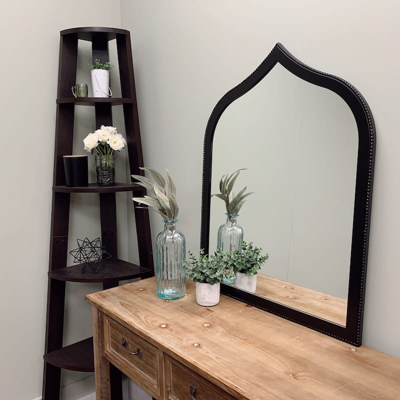 Van Buren Framed Vanity Mirror - Teardrop Cathedral - 24.4x32.4