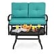 preview thumbnail 40 of 38, Costway 2PCS Patio Loveseat Bench Table Furniture Set Cushioned Chair
