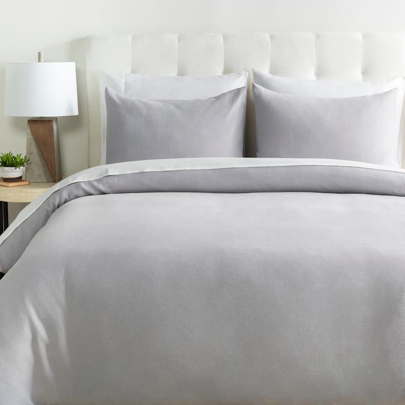 Artistic Weavers Suzzy Solid Linen Duvet Cover Set