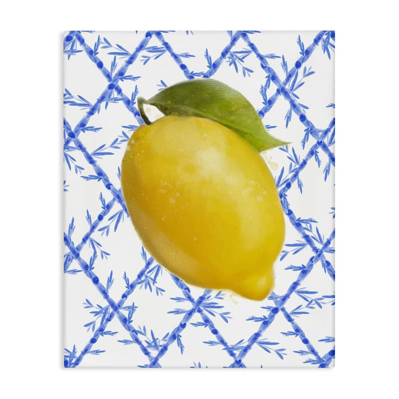 Stupell Lemon Over Bamboo Vines Canvas Wall Art Design By Matthew Piotrowicz - 36 x 48