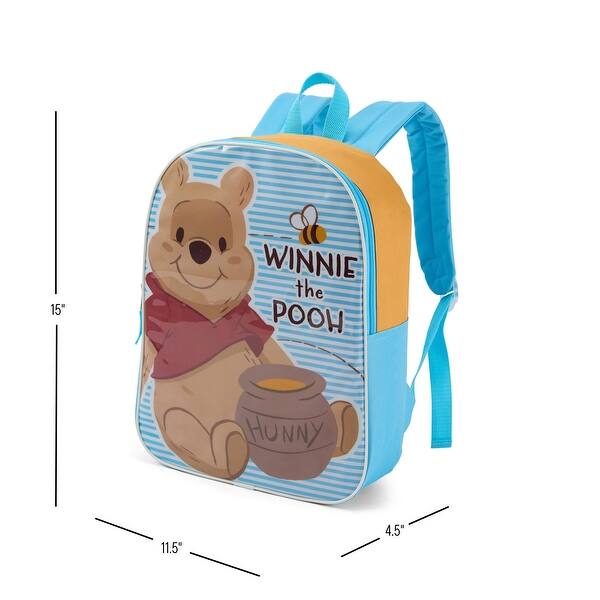 dimension image slide 3 of 26, Girls 15" Backpack with Padded Straps & Zip Compartment - Ideal Toddler Bookbag for School & Travel