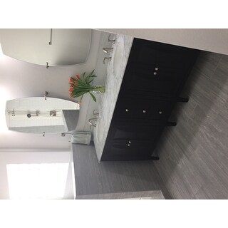 Shop Silkroad Exclusive 68-inch Carrara White Marble Stone ...