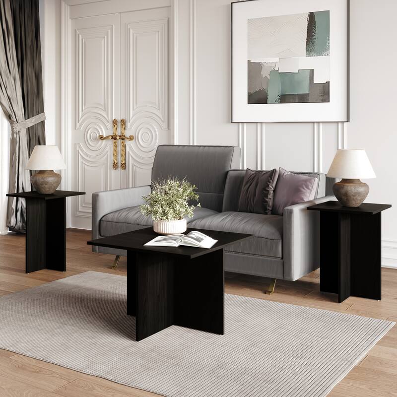 Clayfell Joliet 3 Piece of Coffee Table Set
