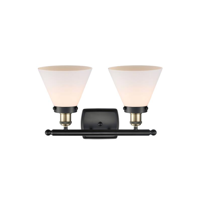 Innovations Lighting Ballston Urban Cone - 2 Light 18" Bath Vanity Light