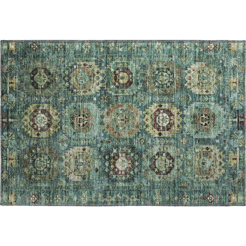Premium Washable Super Soft Traditional Global Mayfield Rug