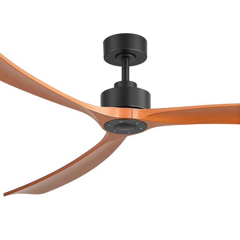72" Large Modern ABS 3-Blade Ceiling Fan No Light with Remote