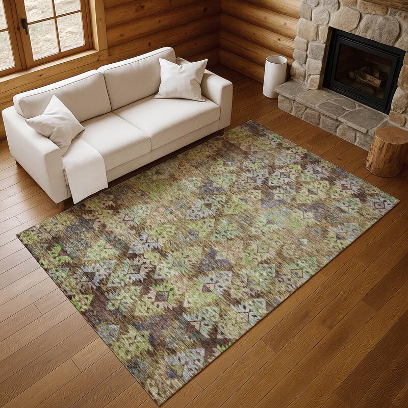Premium Washable Super Soft Boho Medallions Mayfield Rug