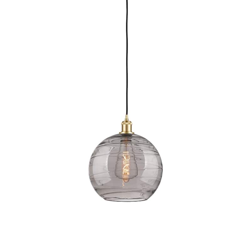 Innovations Lighting 516-1P-14-12 Athens Pendant Athens Deco Swirl 12" - Satin Gold