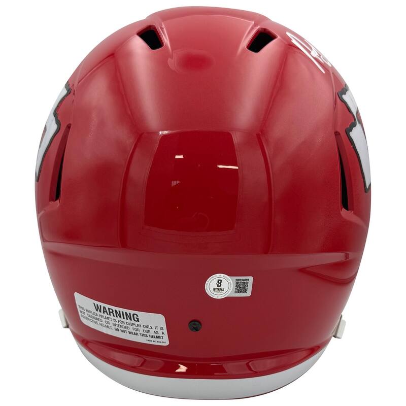 Andy Reid Autographed Kansas City Chiefs Signed Football Full Size Replica Helmet Beckett COA - 5x6