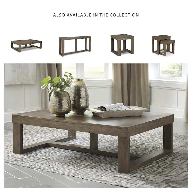 Cariton Gray Rectangular Cocktail Table