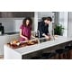 preview thumbnail 2 of 13, Ruvati 39-inch Workstation Dual Tier Kitchen Sink Undermount 16 Gauge Stainless Steel - RVH8299 - 39" x 19″