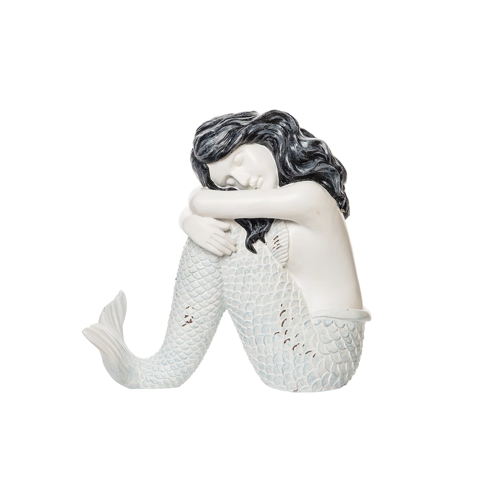 Small Dreaming Mermaid Statue Figurine
