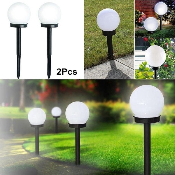 Solar LED Sun Flower Ground Light Warm White Outdoor Lawn Home Landscape Lamp 
