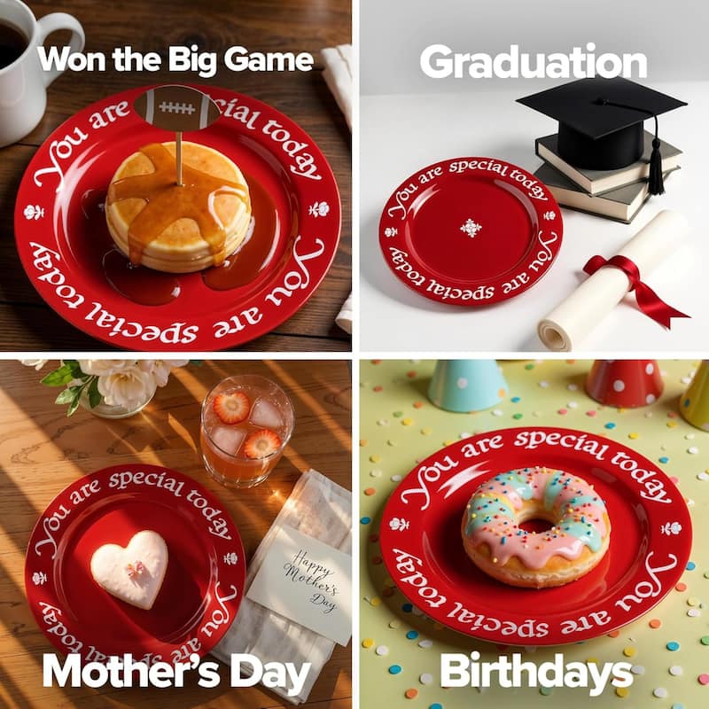 Waechtersbach You Are Special Today Red Plate