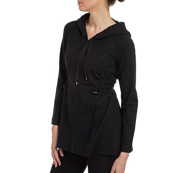 Spanx Ath-Leisure Contour Jacket Hooded Sweatshirt 1529 A230430