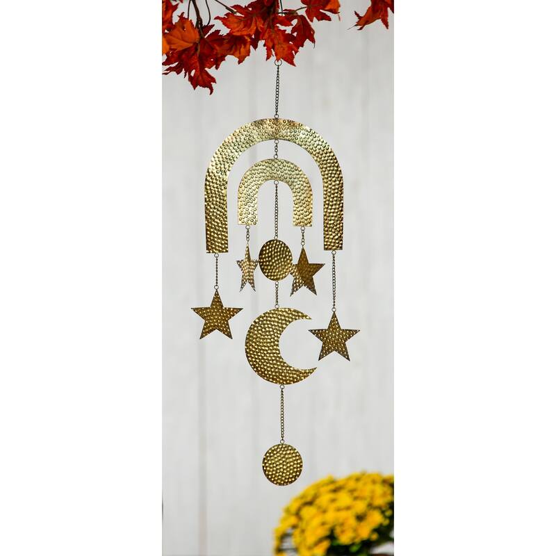 Gold Moon Hanging Decor