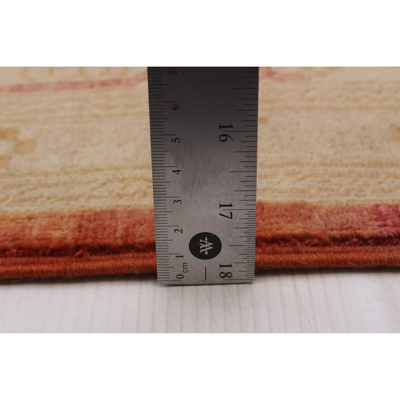 ECARPETGALLERY Hand-knotted Peshawar Finest Red Wool Rug - 7'11 x 10'0