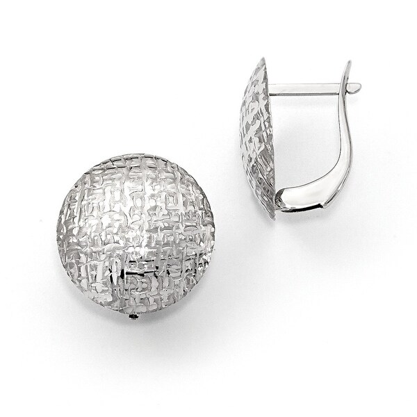 14k White Gold Earrings