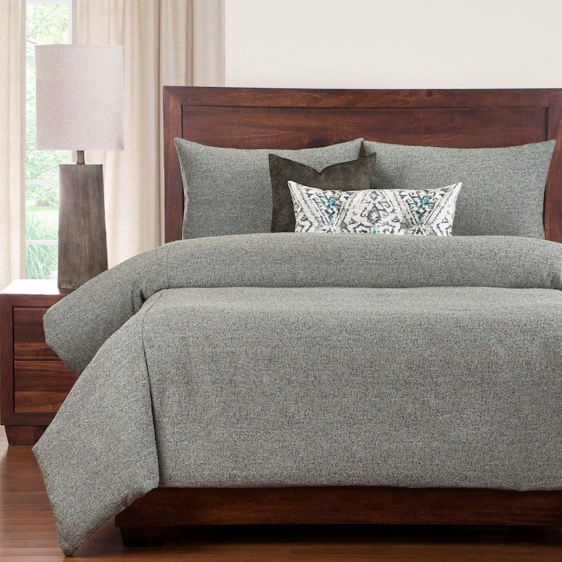 Belmont Luxury Duvet Set with Comforter Insert - Pistachio - California King