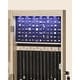 preview thumbnail 24 of 31, 6 LED Lights Lockable Wall Mounted Jewelry Armoire with Full-Length Mirror