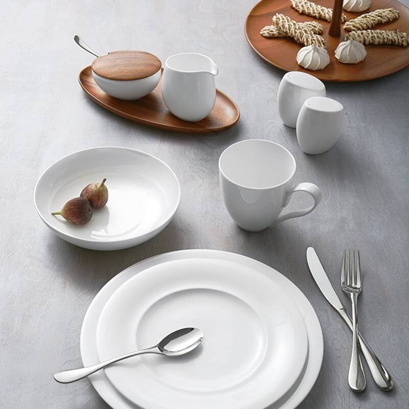 Nambe Skye Wood Tiered Dessert Stand - 12.9" x 14" x 1.75"