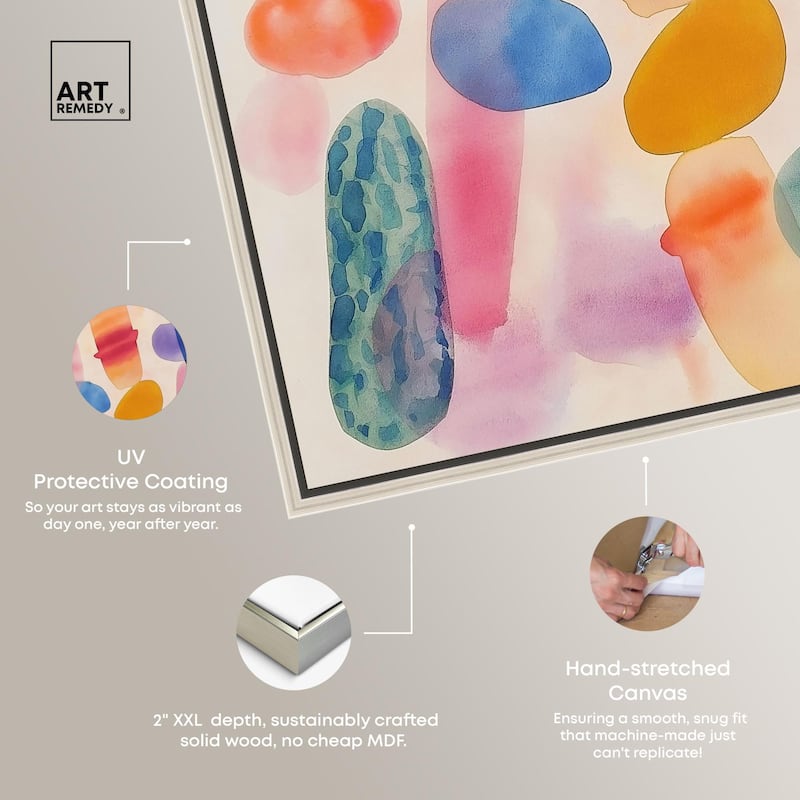 Dissolving Hues Canvas by Art Remedy