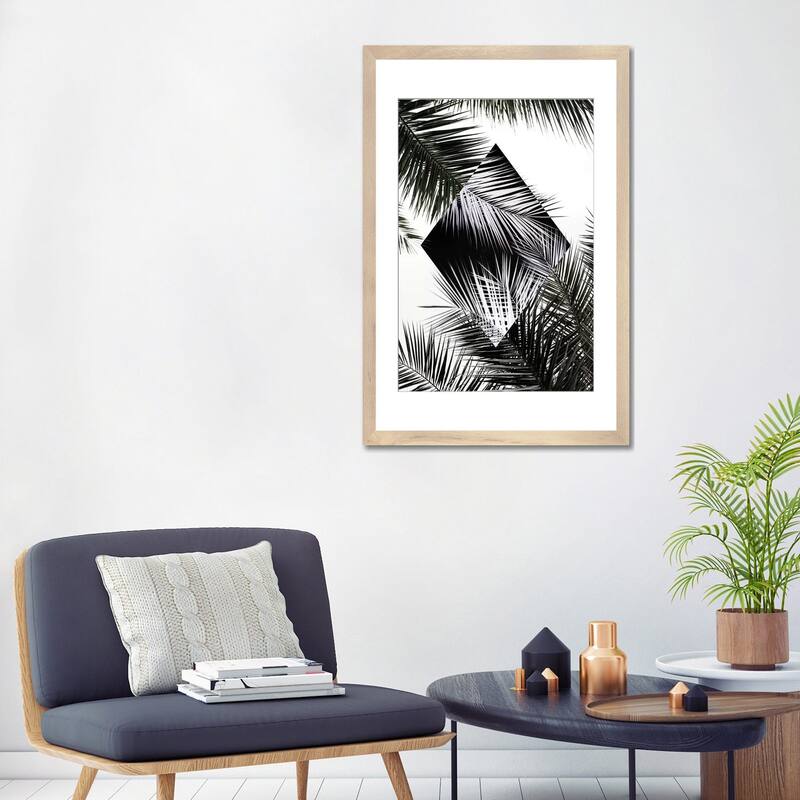 iCanvas "Palm Leaves II" by Mareike Bohmer