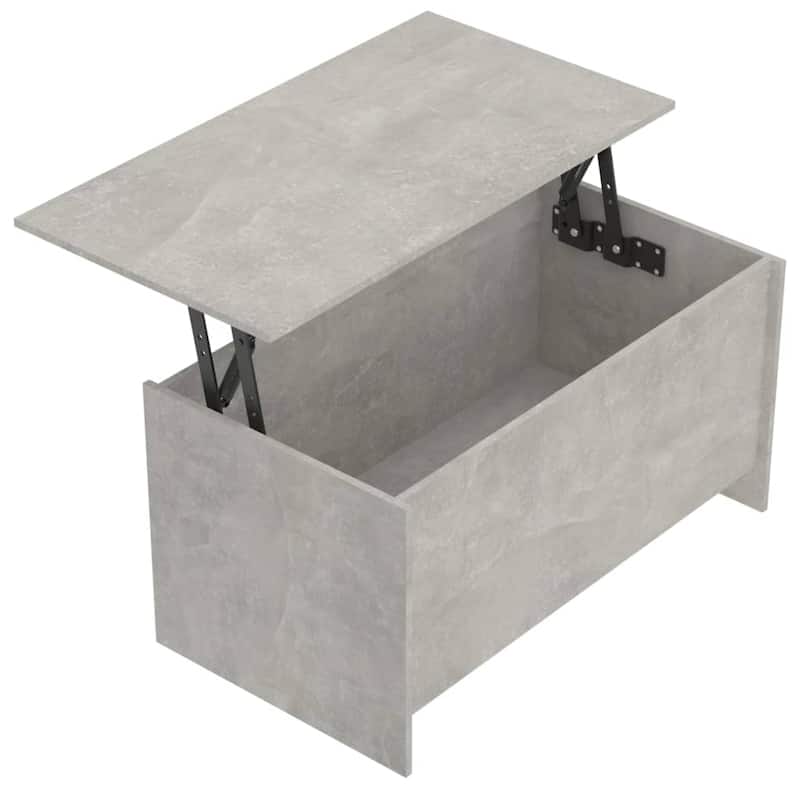 vidaXL Coffee Table Lift Top End Table Accent Side Sofa Table Engineered Wood - 40.2" x 21.9" x 20.7"